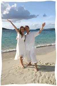 newly weds in the virgin islands!