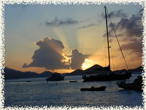 sunset sail in st thomas