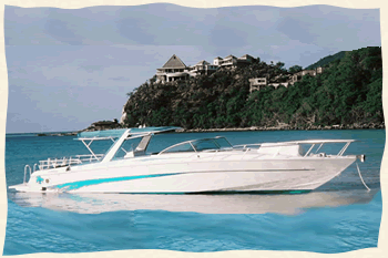 powerboat weddings virgin islands