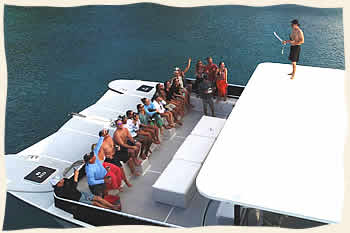 Sailboat wedding couple in the Virgin Islands.