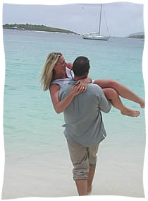 sweeping her off her feet and out to sea