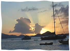 sunset sail in st thomas
