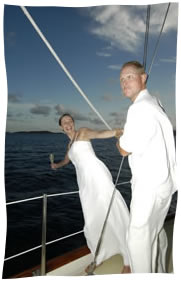 playing on the sailboat