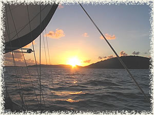 sunset wedding st thomas